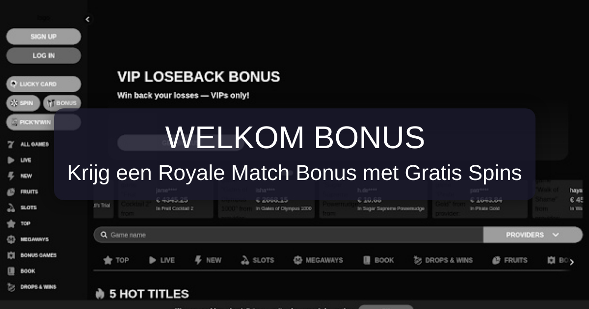 Betzard Casino welcome bonus